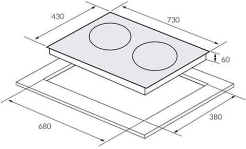 Bếp từ 2 vùng nấu Inverter màu vàng Eurosun EU-T710Pro(G)