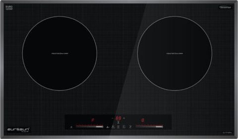 Bếp từ 2 vùng nấu Inverter màu bạc Eurosun EU-T710Pro(S)