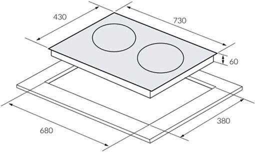 Bếp từ 2 vùng nấu Inverter màu bạc Eurosun EU-T710Pro(S)