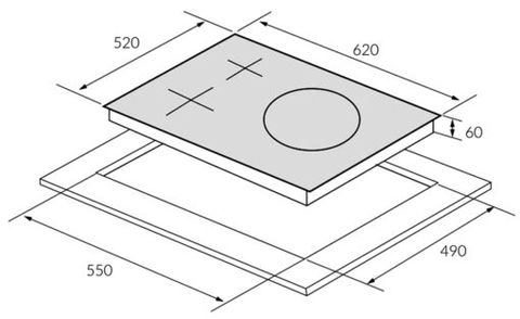 Bếp từ 3 vùng nấu Inverter Eurosun EU-T905G