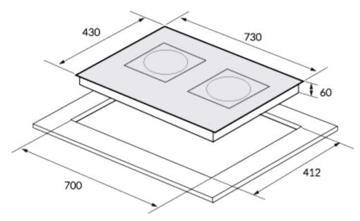 Bếp điện từ 2 vùng nấu Inverter Eurosun EU-TE728Pro