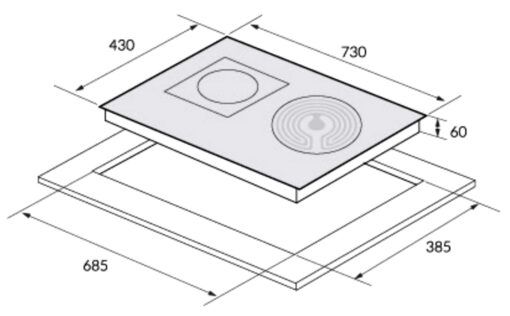 Bếp điện từ 2 vùng nấu Inverter Eurosun EU-TE799Pro