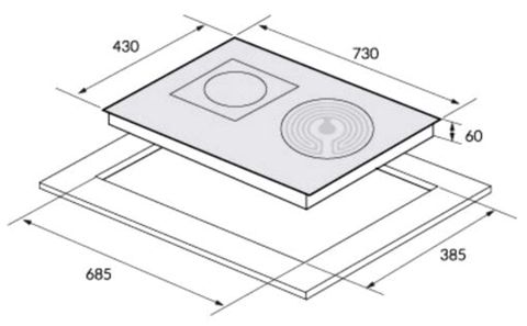 Bếp điện từ 2 vùng nấu Inverter Eurosun EU-TE799Pro