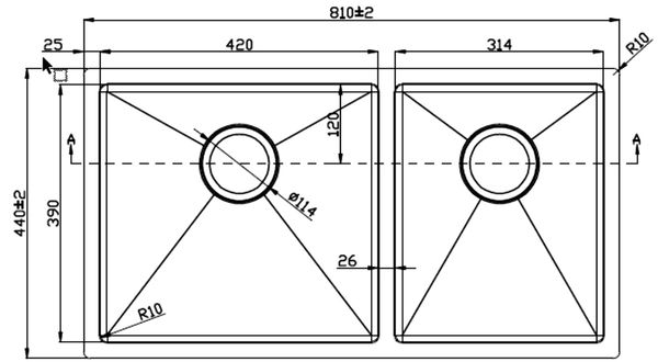Chậu rửa inox 304 Eurogold EUS68144
