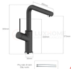 Vòi rửa nóng lạnh Furst F400420CV có dây rút