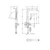 Vòi rửa nóng lạnh Furst F400551CR có dây rút
