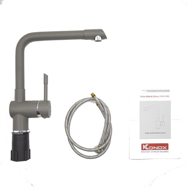 Vòi rửa nóng lạnh Konox vân đá Felix Grey