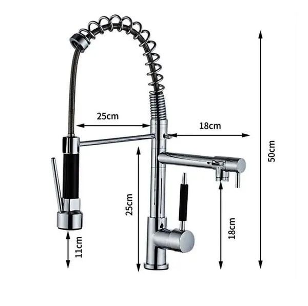 Vòi rửa bát 3 đường nước Faster FS 01S1