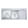 Chậu rửa bát Inox SU304 2 hố Faster FS 11046HMS