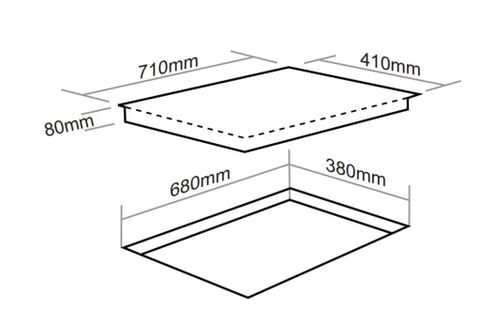 Bếp điện từ 2 vùng nấu Faster FS 299HI