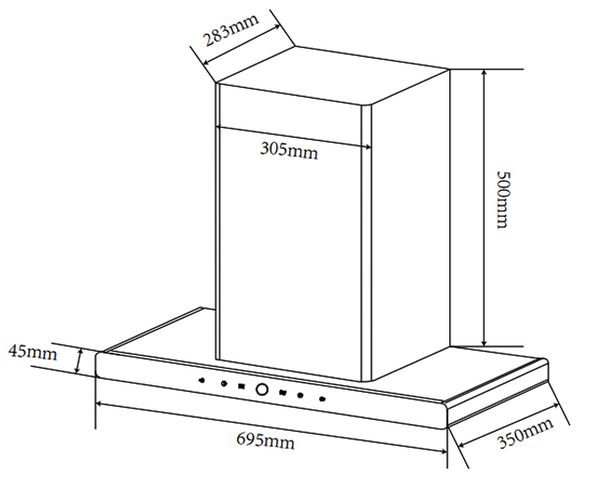 Máy hút mùi Faster FS 350B-70T