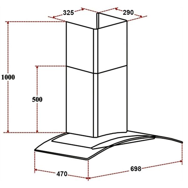 Máy hút mùi Faster FS 3588SS-70