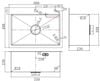 Chậu rửa bát 1 hố 60cm Handmade Faster FS 6045HM