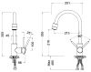 Vòi rửa bát 2 đường nước Faster FS 905
