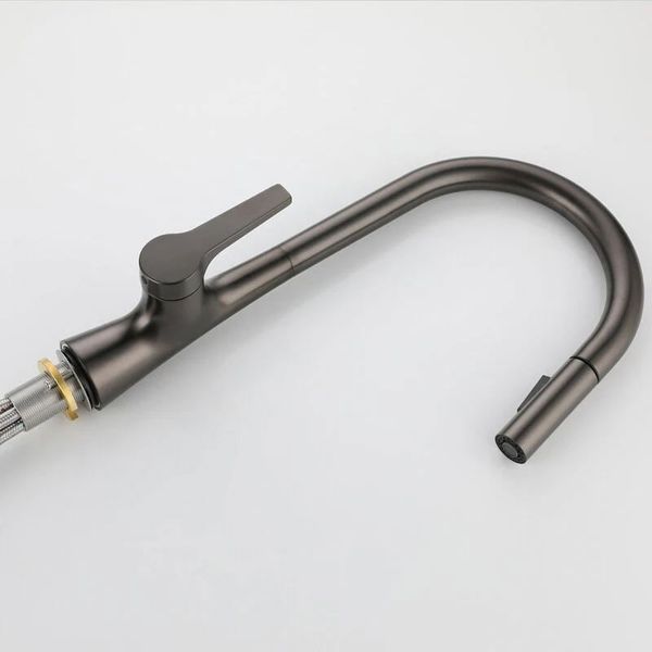 Vòi rửa bát 2 đường nước kéo rút Faster FS 929G