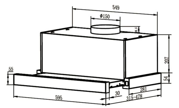 Máy hút mùi Faster FS SYP 70EB