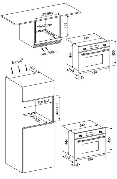 Lò nướng kết hợp hấp Faster FSG 35 Smart