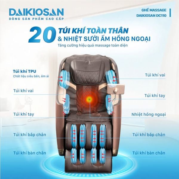 Ghế massage Daikiosan DC110