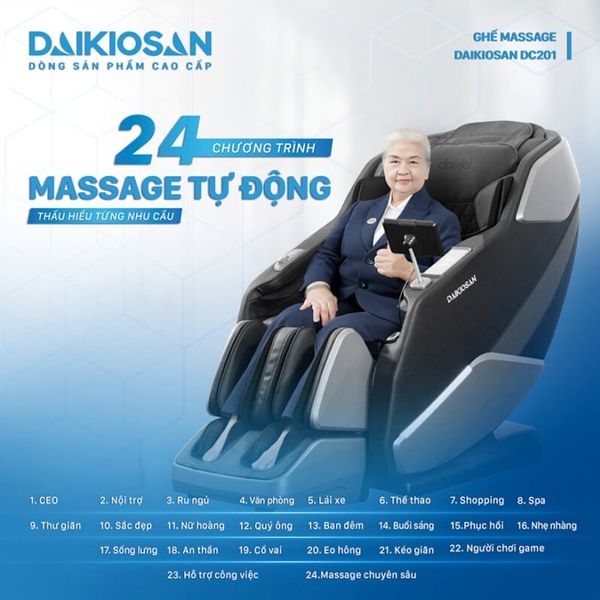 Ghế massage Daikiosan DC201