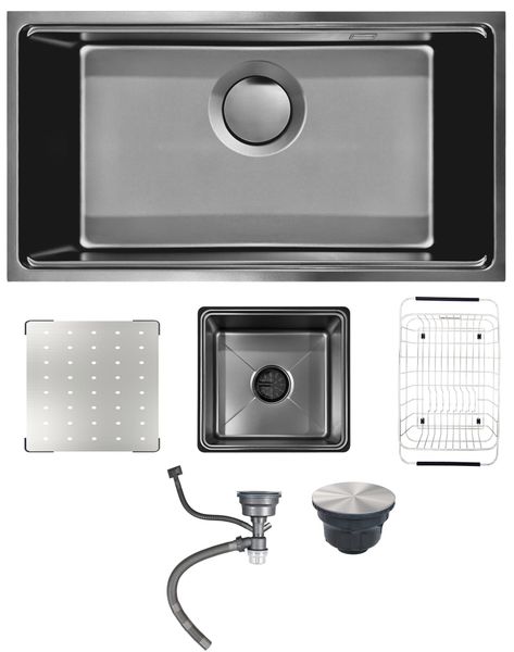 Chậu rửa 1 hố 78cm inox Gento GT04-7843 Nano