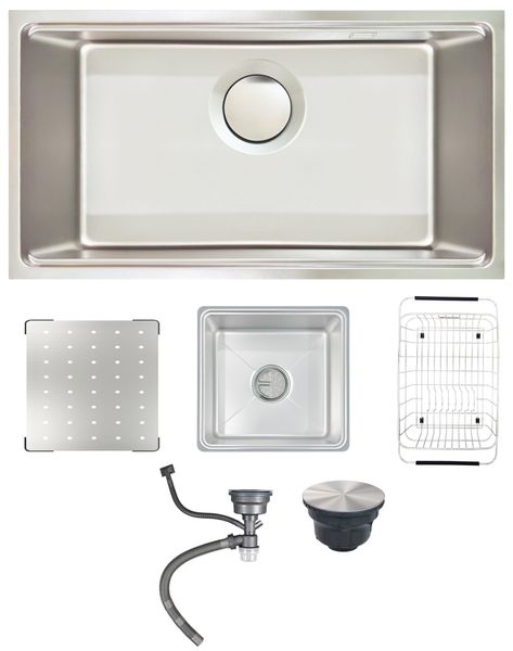 Chậu rửa 1 hố inox chống xước 75cm Gento GT04-7843 New