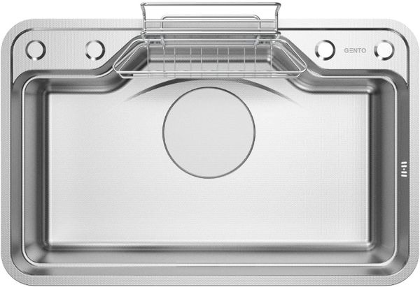 Chậu rửa 1 hố chống xước Gento GT04-7848 Smart