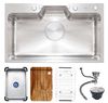 Chậu rửa Gento 1 hố 80cm inox 304 GT04-8048