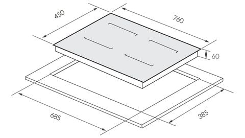 Bếp điện từ 2 vùng nấu GrandX GX E795Lux 5200W