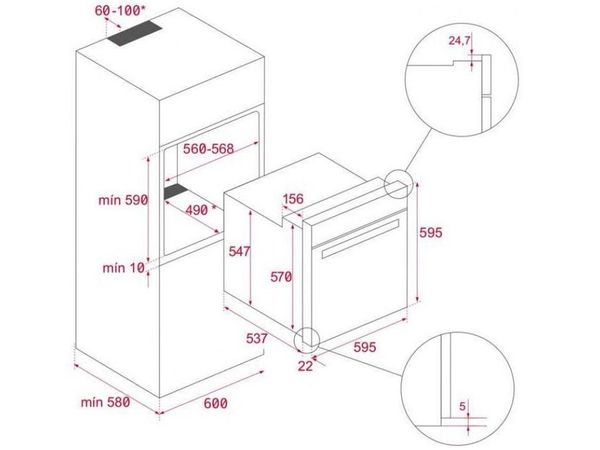 Lò nướng Teka Maestro HLB 8400 71 lít