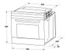 Lò nướng âm tủ Hafele HO-2KT65A 538.61.441 - 65 lít