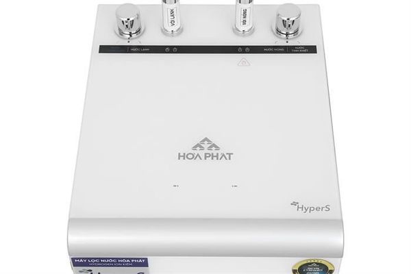 Máy lọc 2 vòi nước RO nóng nguội lạnh Hydrogen ion kiềm Hòa Phát HPA885 12 lõi