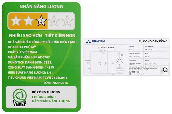 Tủ đông Hòa Phát 783 lít HPF AD6783