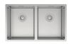 Chậu rửa Inox 2 hố Hafele 75cm HS24-SSN2S-750 567.24.427