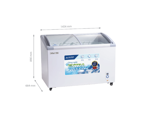 Tủ đông trưng bày Hòa Phát HSF AD6451.C1 451 lít