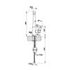 Vòi rửa bát cổ rút Hafele HT20-GH1P259 Black 570.82.300