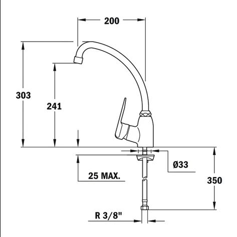 Vòi rửa nóng - lạnh Teka IN 912