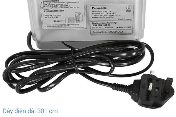 Máy lọc nước điện giải ion kiềm Panasonic TK-AS45 3 tấm điện cực