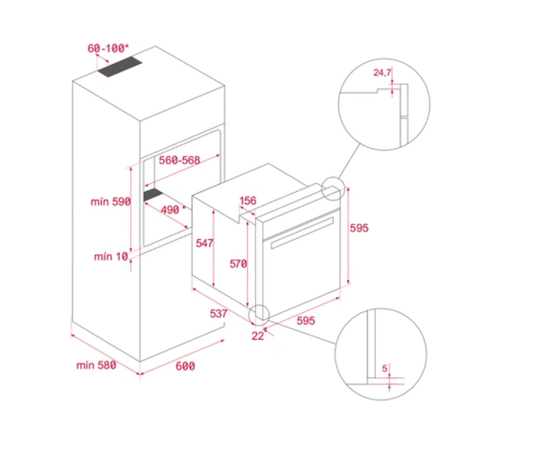 Lò nướng Teka IOVEN 70 lít