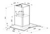 Máy hút mùi gắn tường 70cm Kocher K-8870BL