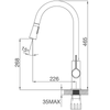 Vòi rửa đồng nóng lạnh Malloca K012C