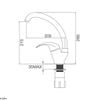 Vòi rửa đồng nóng lạnh Malloca K121N