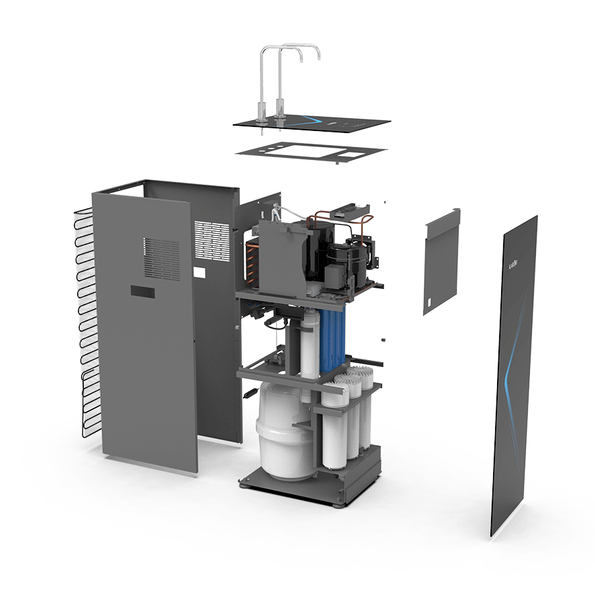 Cây lọc nước nóng lạnh RO 10 lõi Karofi KAD-N69