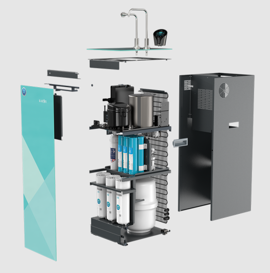 Máy lọc nước nóng lạnh 10 lõi Karofi KAD-N91 Wifi