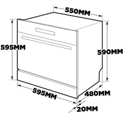 Máy rửa bát 10 bộ Kocher KDEU-X10PRO