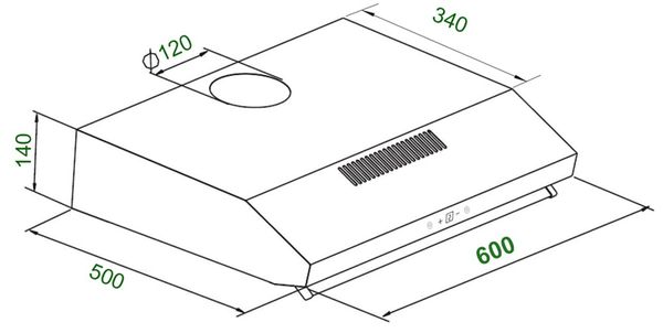 Máy hút mùi Kaff KF-688I 60cm