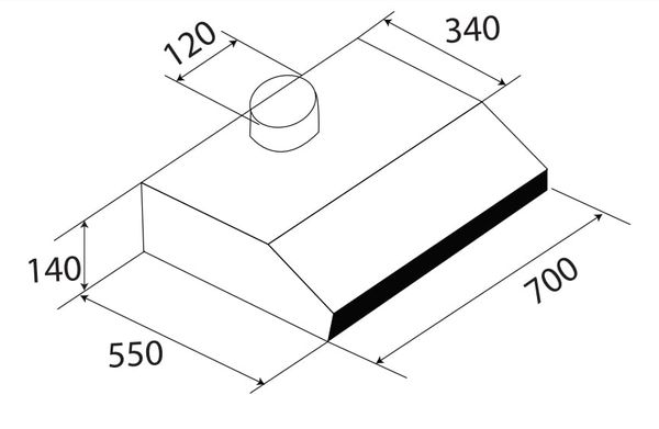 Máy hút mùi Kaff KF-738I 70cm
