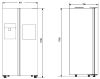 Tủ lạnh Kaff side by side KF-BCD606MBR 573 lít