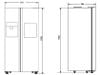 Tủ lạnh Kaff side by side KF-BCD606WHIT 573 lít