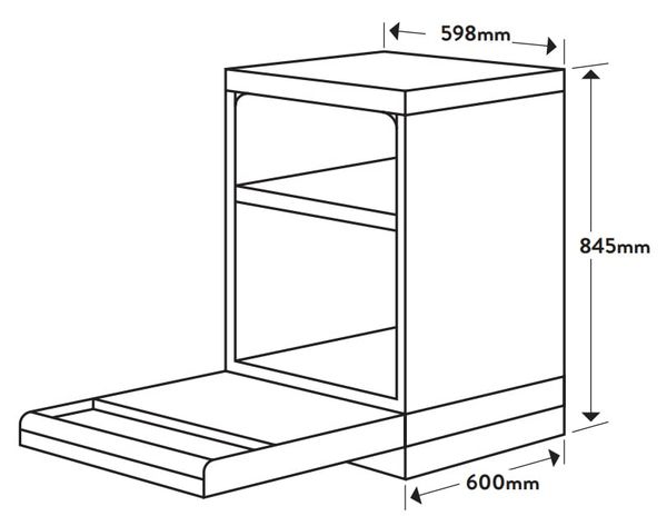 Máy rửa bát Kaff 12 bộ KF-BDWSI12.6 9 lít