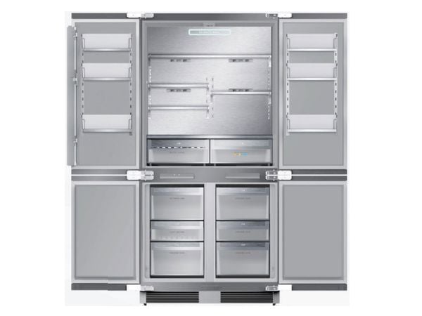 Tủ lạnh Kaff side by side âm toàn phần KF-BI540W Luxury 540 lít